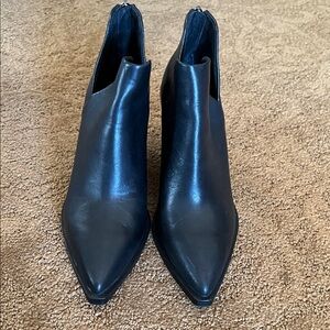 Vince Camuto Sleek Black Ankle Booties